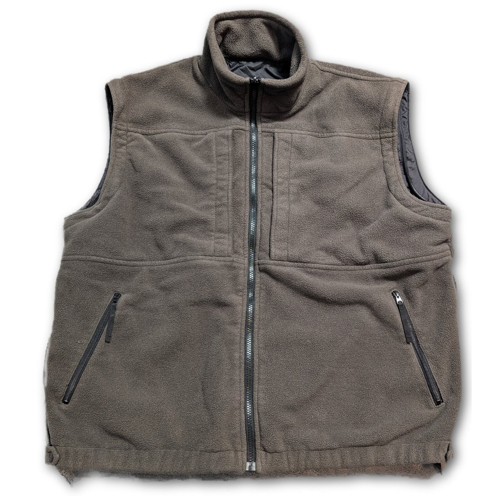 5.11 Tactical Series Mens XL Vest Olive Grey Fleece Utility Pockets Regular